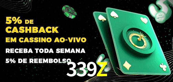 Promoções do cassino ao Vivo 339Z